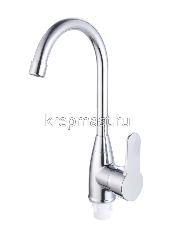 Смеситель д/кухни РL 5СН-017F высокопрочный пластик, высокий излив