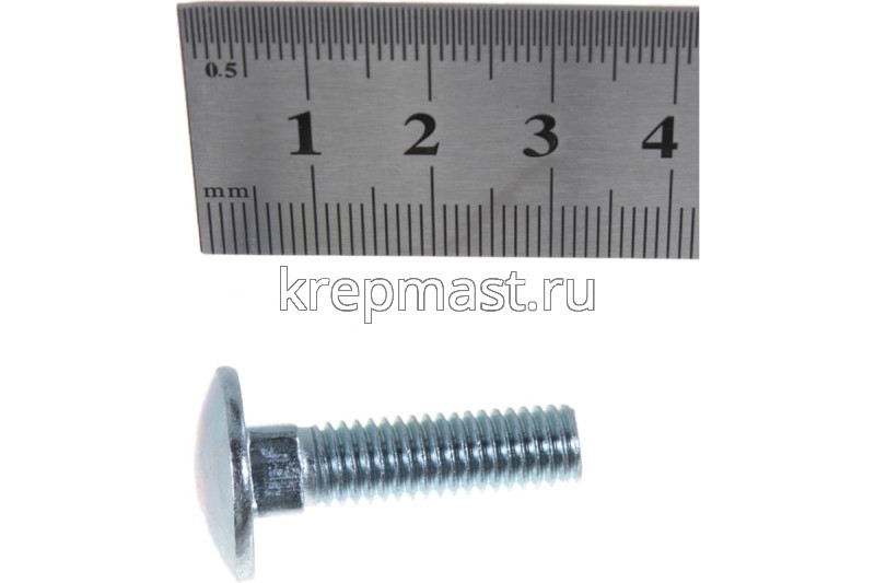 Болт мебельный 8х 30 DIN 603