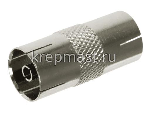 Переходник ТВ-гнездо - гнездо TB ТDM