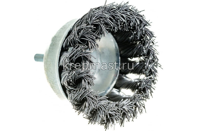 Корщетка- чашка 70мм для ДРЕЛИ FIT/ USP сталь витая