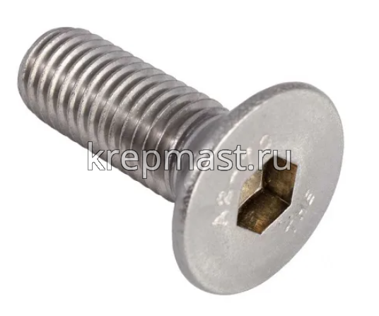 Винт с внут. шестиг. потай голов. 4х25 нерж. А2 DIN 7991