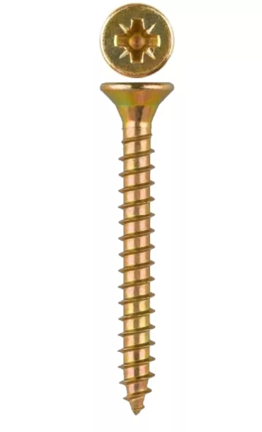 Шуруп универс. желтый цинк 6х100